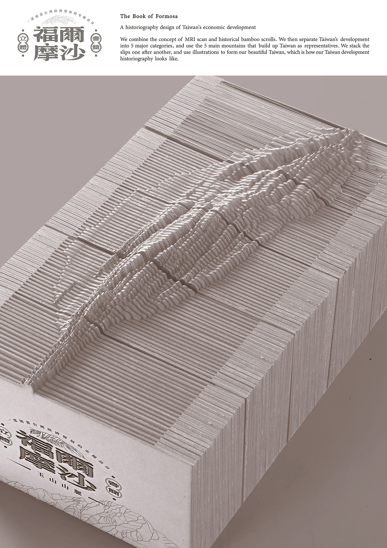 福尔摩沙立体书简-字体设计